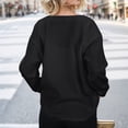 thumbnail image 5 of YDFCWXW Women's Long Sleeve Crew Neck Button Down Knit Cardigan Sweater for Fall Black, XL, 5 of 9