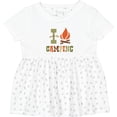 thumbnail image 3 of Inktastic I Love Camping Girls Baby Dress, 3 of 5