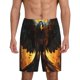 thumbnail image 1 of Balery Cool Black Eagle Pantalones cortos de pijama de punto de algodón para hombre con cinturilla y bolsillos-X-Large, 1 of 6