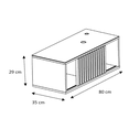 thumbnail image 4 of Mueble de Baño Premium: Gabinete Negro Mate + Lavabo Cerámico Moderno 102495, 4 of 4