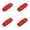 Red*4, variant on Adjustable Seat Belt Clip, PP Plastic Car Belt Adjuster for Shoulder Strap, Comfort Positioning for Trucks and SUVs, Red, By Preplabs