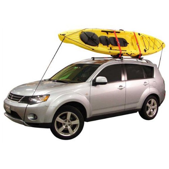 Malone J-Pro 2 J-Style Universal Car Rack Kayak Carrier with Bow and Stern Lines