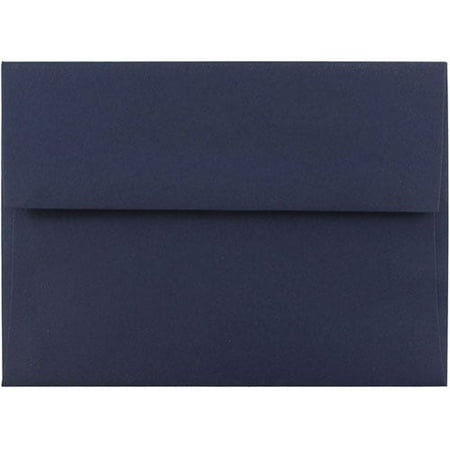 UPC: 0608729147190 | JAM Paper & Envelope A6 Invitation Envelopes  4 3/4 x 6 1/2  Navy Blue  25 per Pack