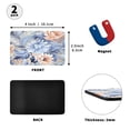 thumbnail image 2 of 2 Pcs Strong Fridge Magnets Large Watercolor Flower Refrigerator Magnets Sticker Decor for Whiteboards Locker 4"x2.5", 2 of 5