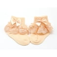 thumbnail image 2 of Vigorush Baby Girl Lovely Lace Ruffle Frilly Cotton Ankle Socks Newborn Warm Floor Socks 0-6M, 2 of 7