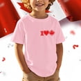 thumbnail image 3 of T-Shirt pour Enfants Fête du Canada Feuille d'Érable Canadienne Drapeau Manches Courtes Hauts Garçons Fête Nationale Imprimé Graphique Mode Enfants Fille Fête du Canada Col Rond T-Shirt Imprimé Drapeau Canadien, 3 of 5