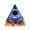 as shown, variant on Home Decor Crystal Orgonite Pyramid Obsidian Healing Energy Reiki Chakra Home Office Decor
