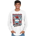thumbnail image 5 of The Smurfs Cool Kanji Boss Papa Men's Long Sleeve Tee T Shirt Brisco Brands L, 5 of 6