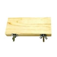 thumbnail image 1 of Wood Stand Platform Toy Paw Grinding Clean Cage Accessories For Parrot Hamster, 1 of 5
