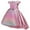 Hot Pink, variant on Odeerbi 2025 Toddler Girls Temperament Bowknot Cute Mermaid Beading Birthday Party Gown Dresses