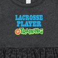 thumbnail image 4 of Inktastic Lacrosse Player in Training Girls Baby Dress, 4 of 5