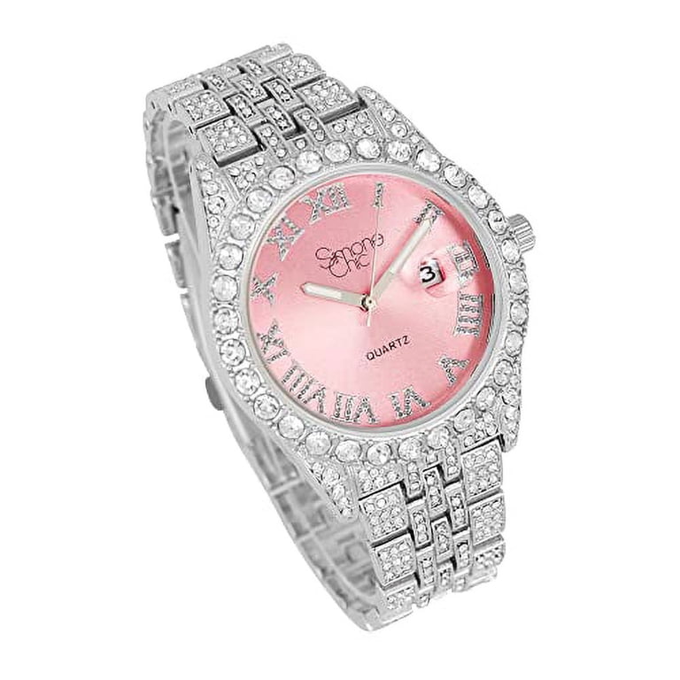 Simone Chic Fully Iced Out Diamond Watch for Women display picture 2