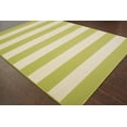 thumbnail image 4 of HomeRoots 507336 5 x 8 ft. Green Geometric Stain Resistant Indoor & Outdoor Rectangle Area Rug, 4 of 5