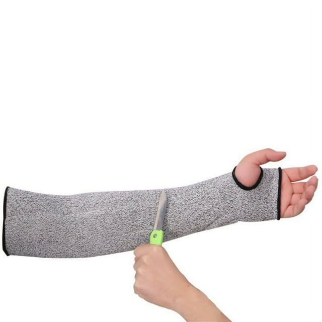 Nvzi 1 par de mangas protectoras para brazos con protección anticorte de 5 niveles y resistentes al calor.