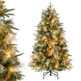 thumbnail image 1 of Costway 5 FT Artificial Christmas Tree with 602 Branch Tips, 190 Warm White LED Lights, 1 of 10