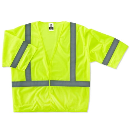 Ergodyne GloWearÂ® 8310HL Type R Class 3 Economy Vest, Lime, 2XL/3XL