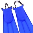 thumbnail image 2 of Adult Adjustable Swimming Training Flippers Watersports Blue Large, 2 of 7