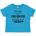 thumbnail image 3 of Inktastic My Dad is a Firefighter and a Hero Boys or Girls Baby T-Shirt, 3 of 5