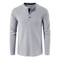 thumbnail image 2 of Playeras Cuello V Para Hombre, Camiseta Informal De Pana, Blusa Lisa Con Cuello Vuelto, Camisas De Manga Corta, Blusa, 2 of 5