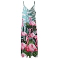 thumbnail image 4 of Flamingo Pattern Sleeveless Dress for Women Clothing Female Women's Summer Skirt, 4 of 7