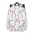 thumbnail image 2 of Disketp Cartoon Cute Rabbit Mochila Escolar de Gran Capacidad y Peso Ligero, Mochila de Viaje Ideal para Escuela, Trabajo y Uso Diario, Cómoda y con Estilo, 2 of 8