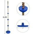 thumbnail image 5 of Climbing Rope Swing with Disc Swing Seat Set Rope Ladder for Kids Outdoor Tree Backyard Playground Swing, 5 of 5