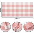 thumbnail image 2 of Pink and White Buffalo Outdoor Rug 24''x51''Checkered Plaid Front Porch Rug Cotton Woven Machine Washable Door Mat Outdoor for Layered Doormat Hello Welcome Door Mat Kitchen Farmhouse Entryway, 2 of 16