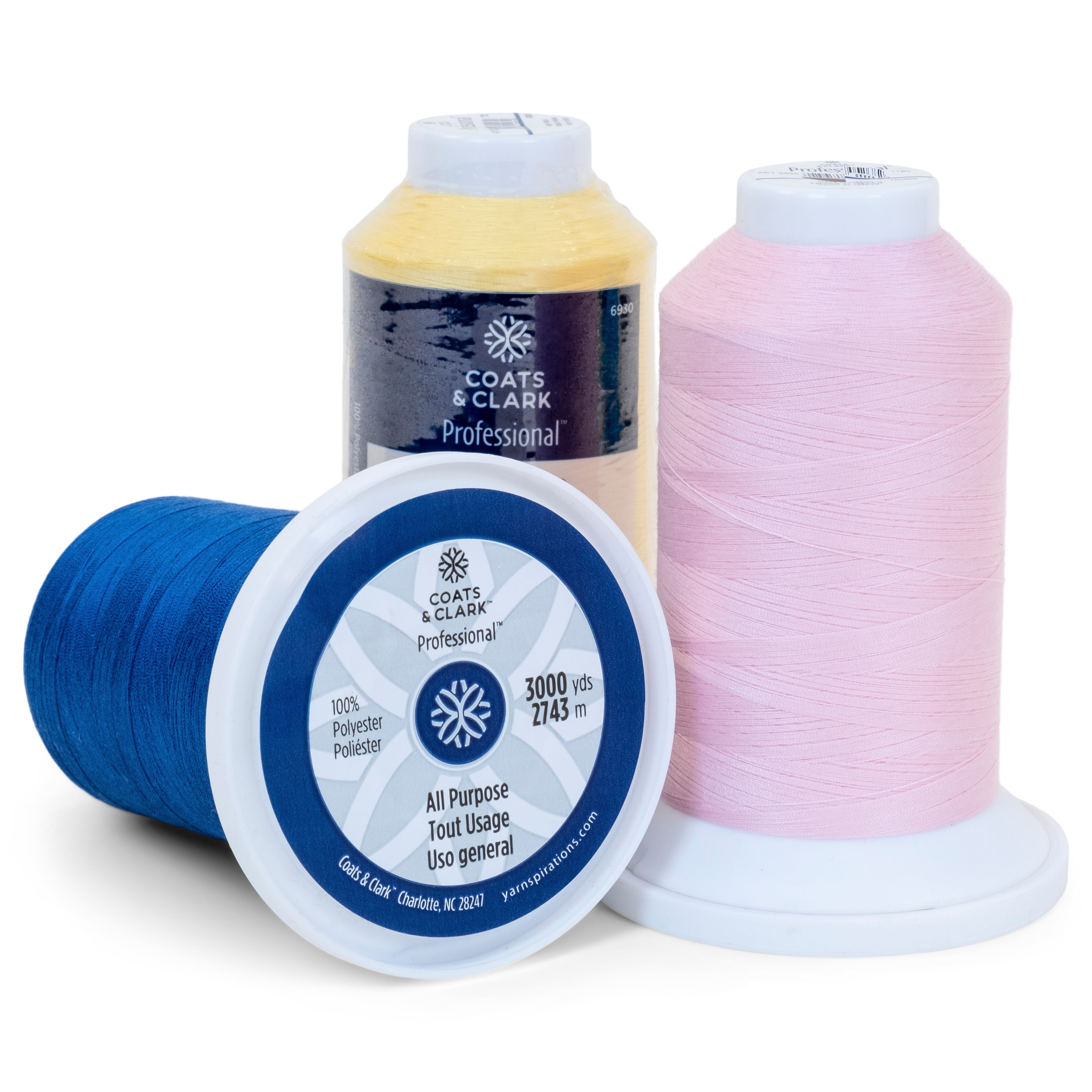 All Purpose Thread, Coats & Clark (225 yds) : Sewing Parts Online