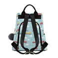 thumbnail image 2 of FORMRS Women's Travel Backpack Purse Anti-Theft Hidden Pockets Casual Shoulder Bag, Blue Trains Pattern, 2 of 7