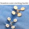 thumbnail image 4 of Adjustable Waist Tighteners for Jeans Trousers Skirt Metal Pants Button Tighteners Waist Buckles Waistband Adjusters, 4 of 8