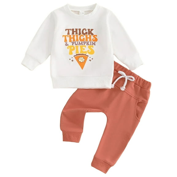 HCNTES Toddler Baby Boy Clothes Patchwork Waffle Sweatshirt Pullover Shirt Top Pants Boy Fall Winter Outfit $5 baby boy clothes(White,12-18 Months)