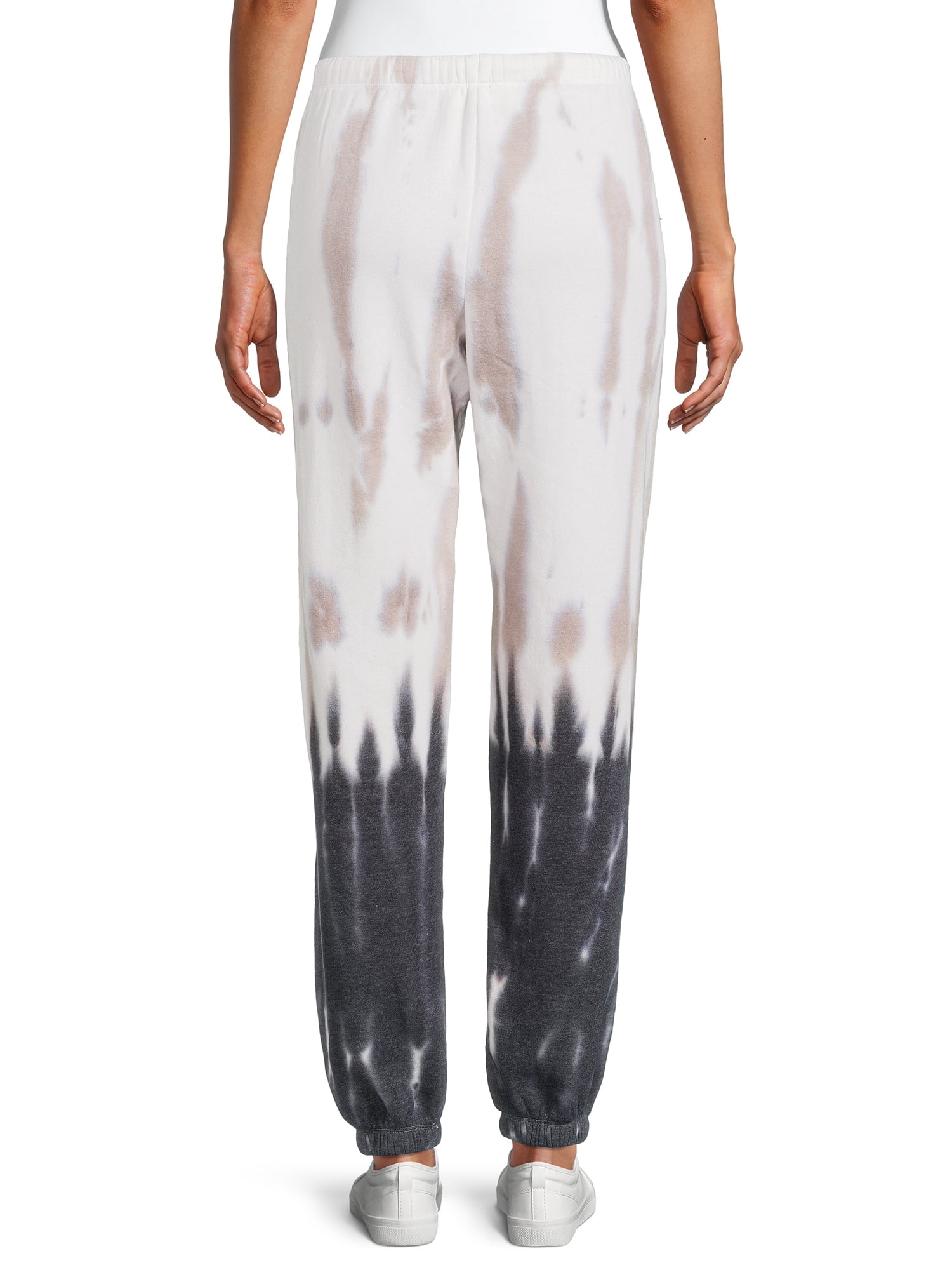 Bohemian Rose Women's Vertical Tie Dye Fleece Pants