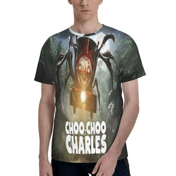Unisex 3D Print Choo Choo Charles T Shirts Graphic Design Casual Summer Short Sleeve Fashion Tees Shirt for Men Women