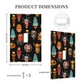 thumbnail image 3 of DouZhe 1-Gang Toggle Switch Wallplate, African Ethnic Tribal Masks Decorative Wall Plates, 3 of 7