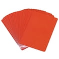 thumbnail image 1 of 20 Pack Cartes PVC Vierges, Jet d'Encre Plastique Carte d'Identité Imprimable Cartes de Visite, Impression Double Face Imperméable Rouge Givré, 1 of 7