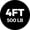 4 ft Barbell 20 lb, 500 lb, Black, variant on HANDBODE 45 lb ( 20kg ) Olympic Barbell, 2-inch Weight Bar for Bench Press, 1000 lb High-Capacity, 7-Foot, Standard Powerlifting Strength Training Gym Home Workout Weightlifting ( Silver)