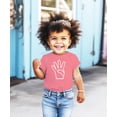 thumbnail image 2 of Four Hand 4th Birthday Shirt for Boys and Girls Unisex Age 4 T-Shirt for Kids Mauve Shirt 4T, 2 of 5