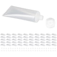 thumbnail image 3 of Tubo cosmético vacío shamjiam 50 Uds tubo de loción vacío brillo belleza recargable Mini muestra de relleno con tapa exprimible para limpiador Facial bálsamo 10gTornillo, 3 of 8
