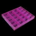 thumbnail image 2 of Miangastore 1 Set Acrylic 20-Grid Nail Art Storage Box Removable Dividers Flip-Top Transparent Bead Container For Nail Charms Removable Storage Box, 2 of 9