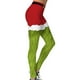 thumbnail image 3 of Leggings navideños para mujer con estampados alegres, cintura alta, corte ajustado - Talla XL Diversión festiva, 3 of 6