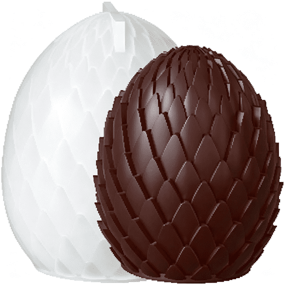 ACDANC Dragon Scale Eggs Shape Silicone Mold-Flexible 3D Pattern Resin Casting Mold for Epoxy Art,Soap Crafting,Chocolate Molding,And Diy Projects-Reusable Silicone Molds for Hobbyists&Craft Fairs