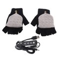 thumbnail image 2 of Guantes calefactables por USB 1 par tejidos de invierno sin dedos doble ANGGREK Otros, 2 of 8