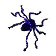 thumbnail image 2 of Tnobhg Halloween Glowing Plush Spider Decoration with Bendable Legs LED Light Up Spooky Haunted House Black Spider Ornament Party Supplies, 2 of 8
