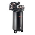 thumbnail image 1 of VEVOR 80 Gallons Heavy-Duty Air Compressor, 5HP 10 SCFM at 90PSI Air Compressors Max 175PSI Pressure, Oil-Lubricated Compressor Tank, Large Workshops (230V 60Hz, No-Plug), 1 of 9