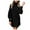 Black, variant on Fall Dresses Womens Turtleneck Casual Loose Flowy Swing Sweater Dress Ladies Long Sleeve Jumper Mini Dresses Gift