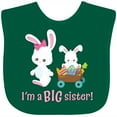 thumbnail image 3 of Inktastic I'm a Big Sister Girls Baby Bib, 3 of 4