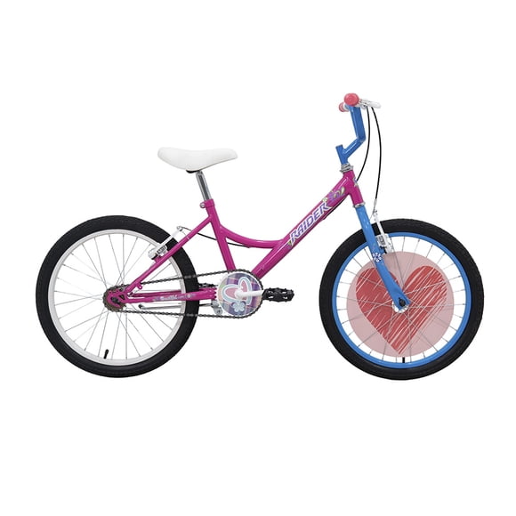Bicicleta Raider Beautiful BMX Rodada 20 Rosa Infantil
