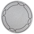 thumbnail image 1 of HomeRoots 354105 7 ft. Round UV-Treated Polypropylene Oatmeal Area Rug, 1 of 1