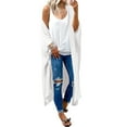thumbnail image 3 of Celmia Femmes Manches Chauve-Souris Couverture de Vacances Cardigans Fins, 3 of 7