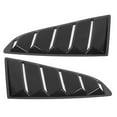thumbnail image 3 of 1 Pair Car Side Window Scoop Louver Vent Cover Trim For  Fastbacks 2015-2017 Side Window Louvers, 3 of 8